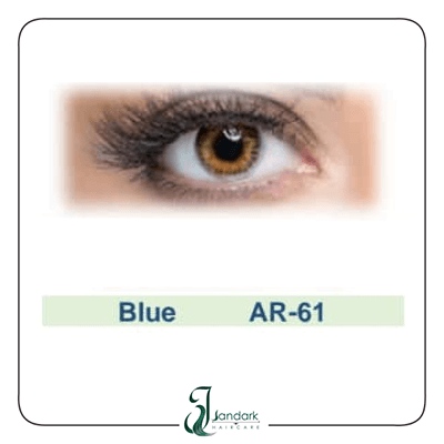 لنز چشمی آبی قهوه‌ای روشن AR-61