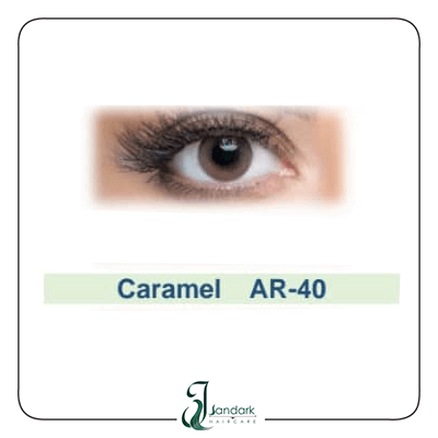 لنز چشمی رنگی کاراملی Caramel AR-40