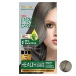 کیت رنگ مو کلینیک کیندی شماره 6.1 رنگ بلوند خاکستری تیره