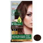 کیت رنگ مو کلینیک کیندی شماره 6.3 رنگ بلوند طلایی تیره