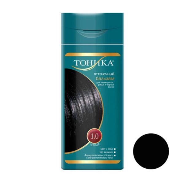 شامپو رنگ مو تونیکا (Tonika) شماره 1.0 حجم 150 میلی‌ لیتر رنگ مشکی