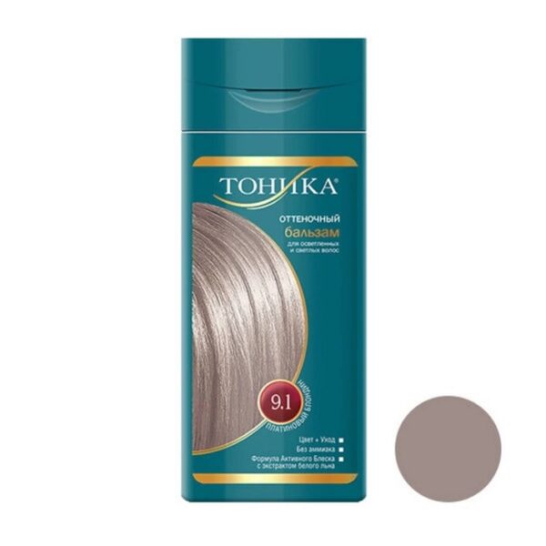 شامپو رنگ مو تونیکا (Tonika) شماره 9.1 حجم 150 میلی‌ لیتر رنگ بلوند پلاتینه