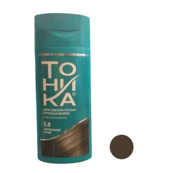 شامپو رنگساژ تونیکا (Tonika) مدل 2442 شماره 5.0 حجم 150 میلی‌ لیتر رنگ قهوه ای