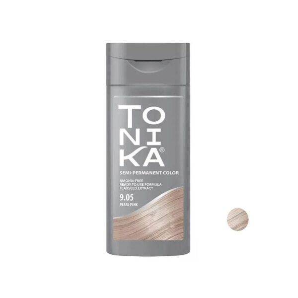 شامپو رنگساژ مو تونیکا (Tonika) شماره 9٫05 حجم 150 میلی لیتر رنگ صورتی مرواریدی